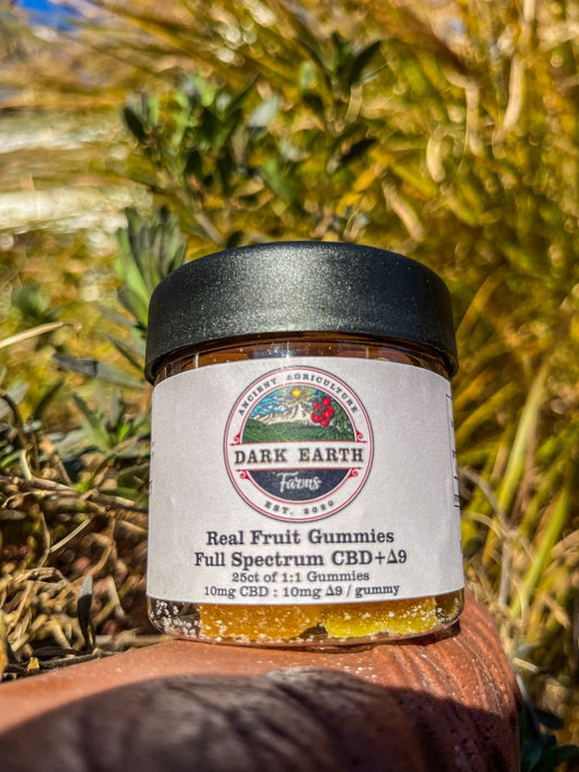 Hemp Derived Delta 9 + CBD Gummies (Orange)